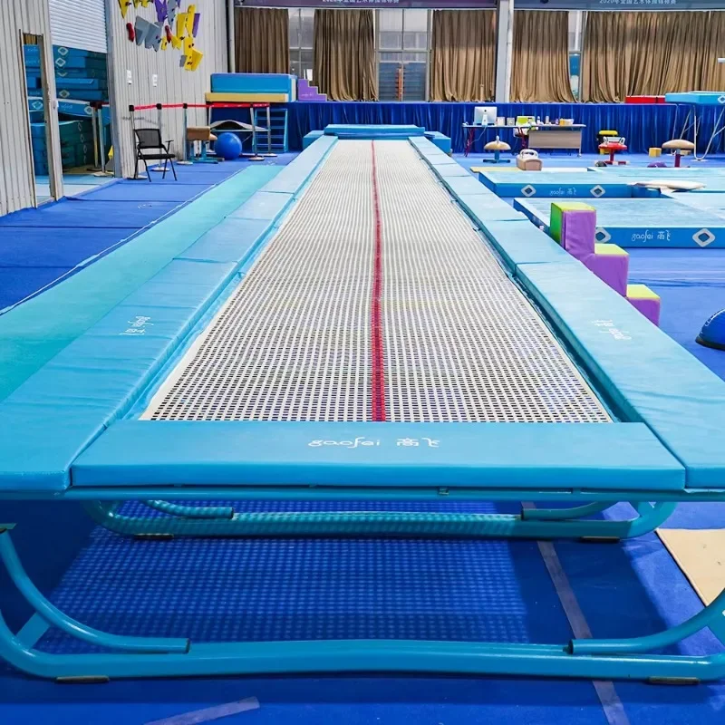 Gaofei Gymnastic Trampoline Tumble Track Long Tumbling Trampoline Track  For Gymnastic Training For Competition