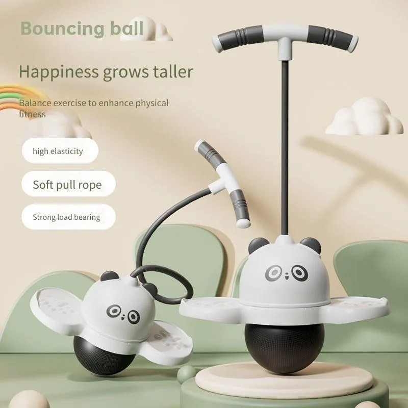 Bola de salto brinquedo das crianças bola elástica jardim de infância saltando bola elástica saltando bola adulto fitness equilíbrio quicando bola
