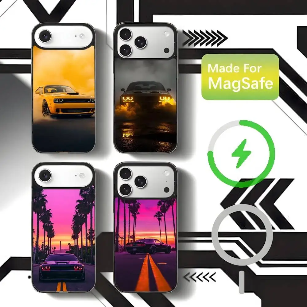 

D-Dodge C-Challenger S-RTs Phone Case For iPhone 17,16,15,14,13,12,11,Pro,Max,Plus,Mini,SE4,E Magnetic Magsafe Wireless Charging