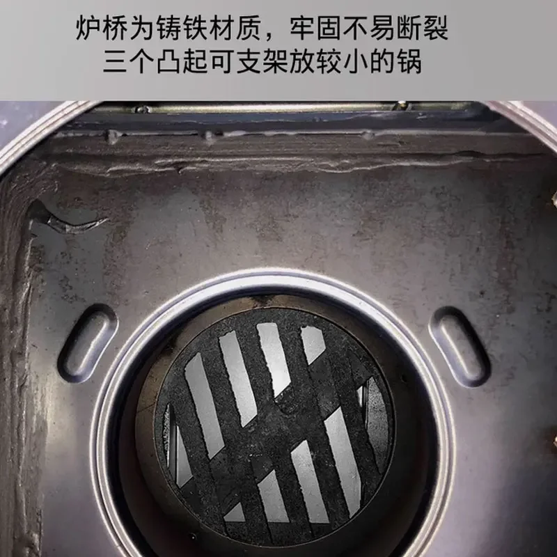 New smokeless firewood gasifier dual-purpose firewood and coal winter rural household indoor smokeless heating new oven