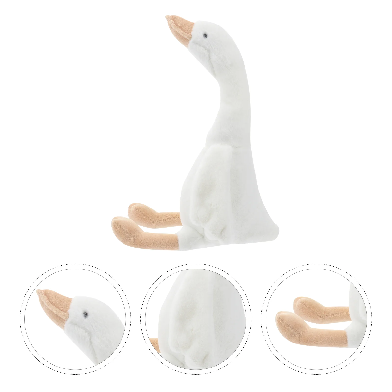 Jouet cygne en peluche, décoration de chambre à coucher, cadeau à la mode pour enfants, oie apaisante en coton Pp, Design créatif