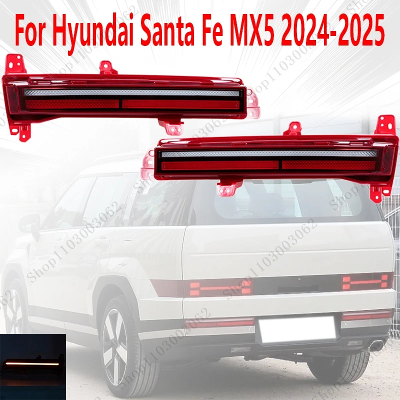 Rear Bar light For Hyundai Santa Fe MX5 2024-2025 Car External Rear Turn Signal Reverse Light 92406P6100 92405P6100