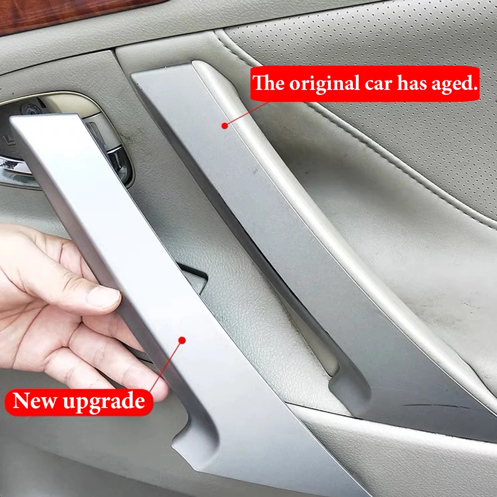 Front Rear For Toyota Camry 2006 2007 2008 2009 2010 2011 Door Handle Cover Silver Car Interior Trim Indoor Door Handle Armrest