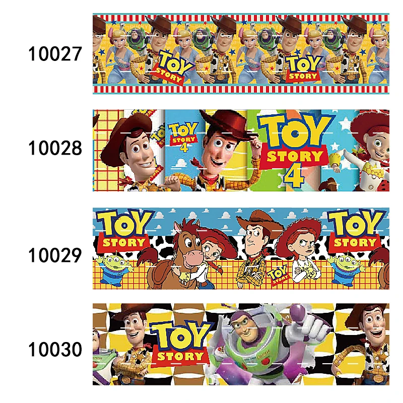 Toy Story Cartoon Character Grosgrain Ribbon Printed 50yards FOE for DIY Hair Bows Craft Supplies Decoration Handmade Materials