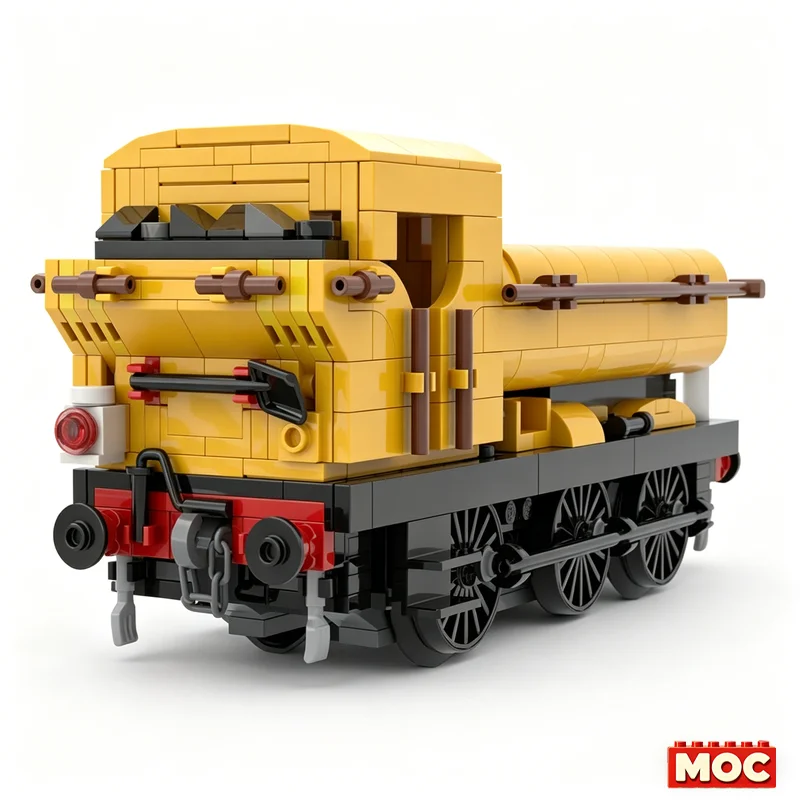 552 Pcs GWR 5700 Pannier Saddle Tank Custom Building Blocks Classic Steam Locomotive Model Educational Assembly Toy Collectors