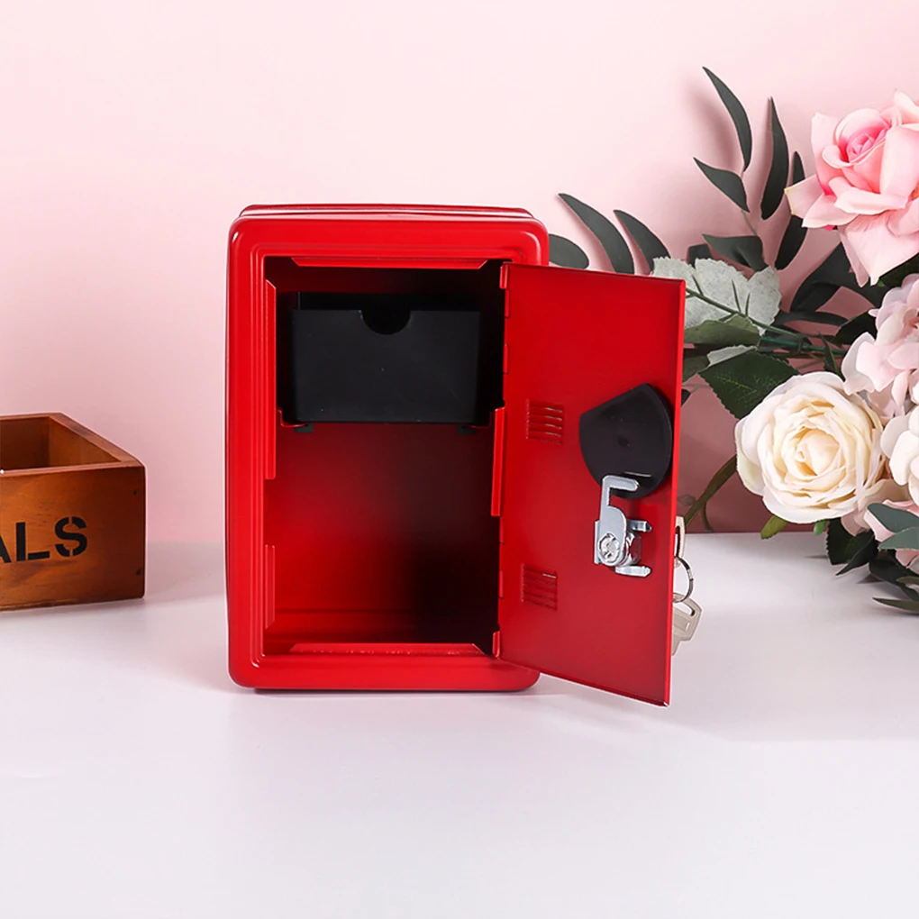 Secure Moneybox Locker Portable And Durable For Cash Storage Multi-color Option Household Safe