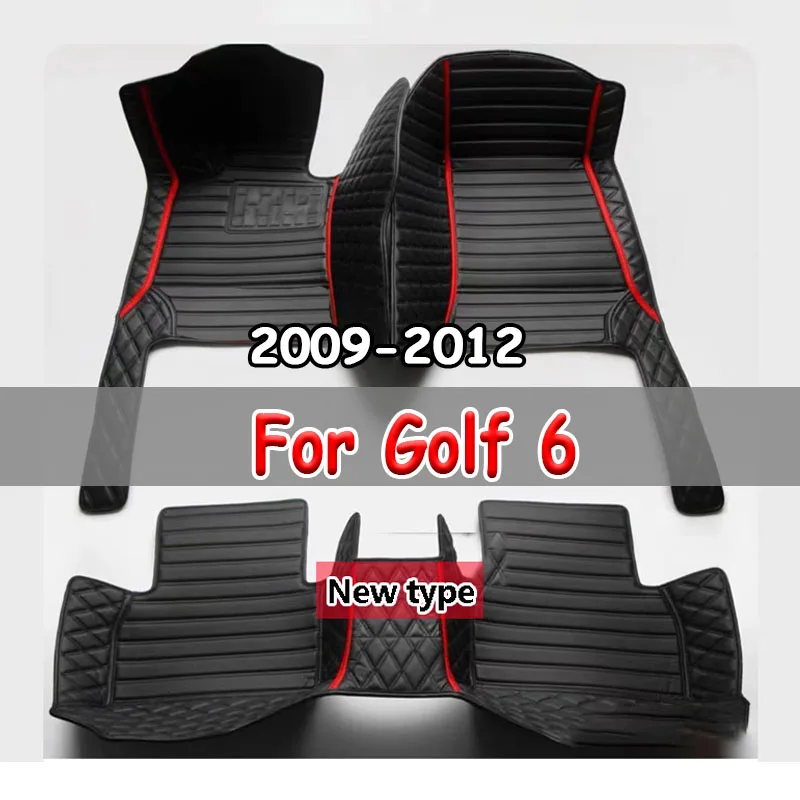 

Автомобильные напольные коврики для Golf 6 2012 2011 2010 2009, коврики, накладки на ножки, аксессуары для салона, педали, продукт, коврик для VW