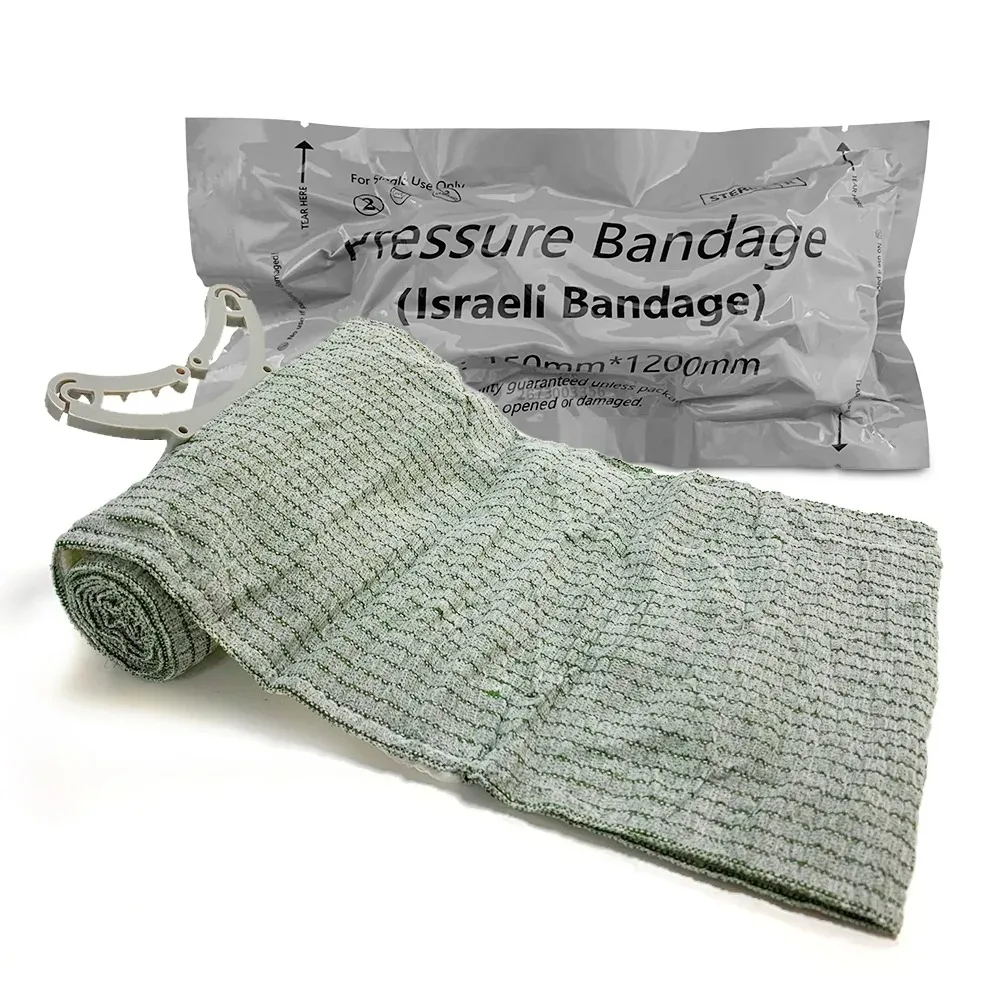 6in Chitosan Emergency Israel Bandage Israeli Bandage for First Aid Tactical Survival Outdoor Hemostatic