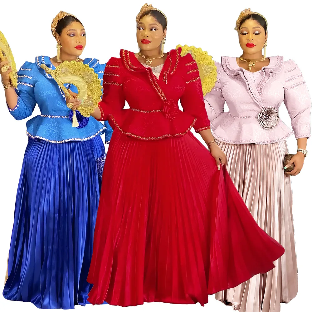 Vestidos de festa africanos para mulheres 2025 elegante turquia muçulmano maxi vestido plus size moda dashiki ancara vestido de noite de casamento
