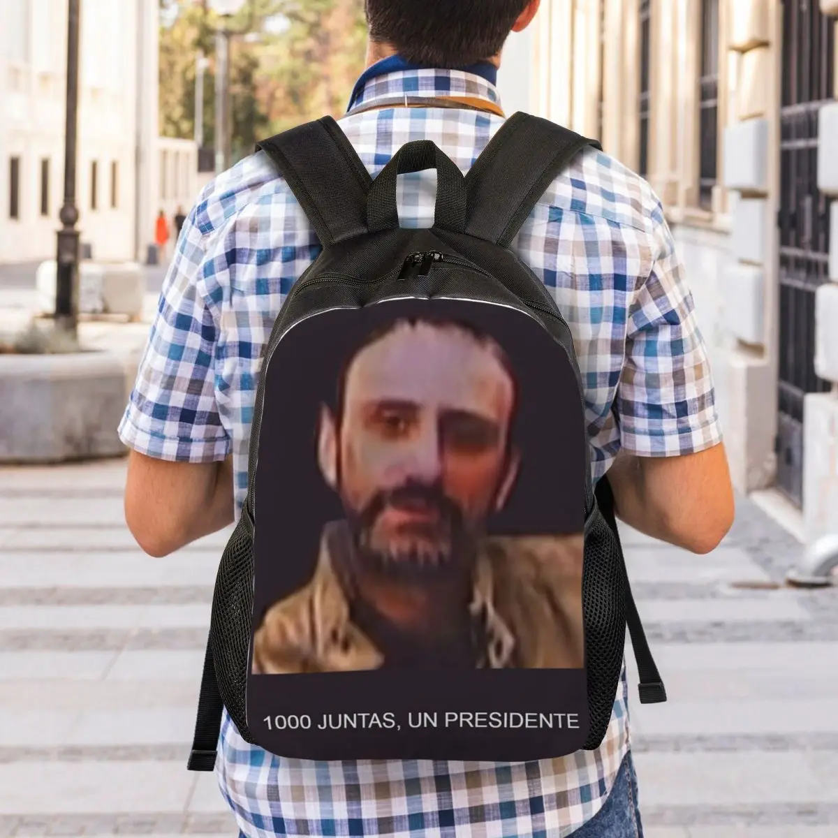 خوان كوستز 1000 لوحة، حقيبة ظهر مدرسية للطلاب، حقيبة ظهر للمشي لمسافات طويلة والسفر، حقيبة كتف عصرية للأولاد والبنات #3