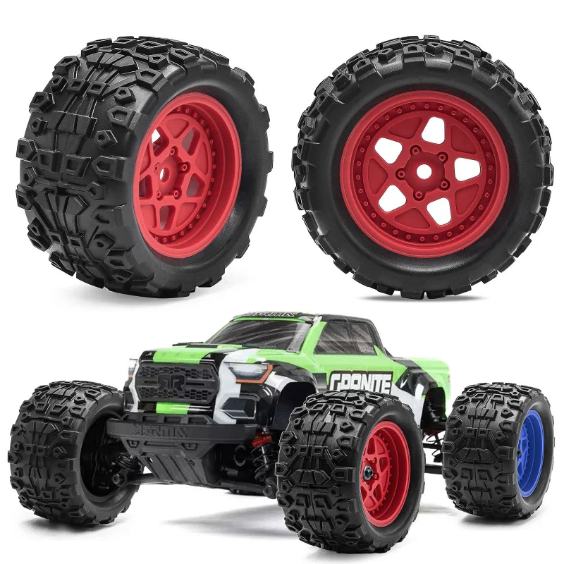 

Шины 1/18 ARRMA TYPHON GRANITE GROM: большие, с крупными зубьями, для модели Small Granite W263