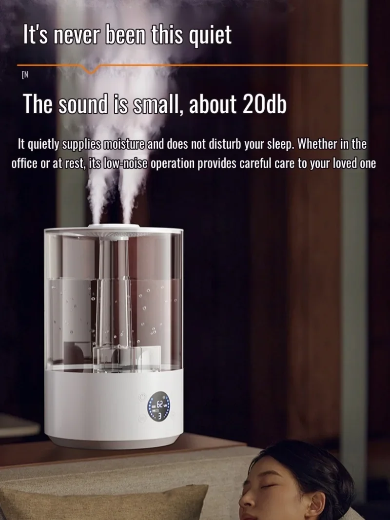 

Home desktop humidifier large capacity dualjet humidifier aromatherapy hydrationAir Diffuser Nebuliz