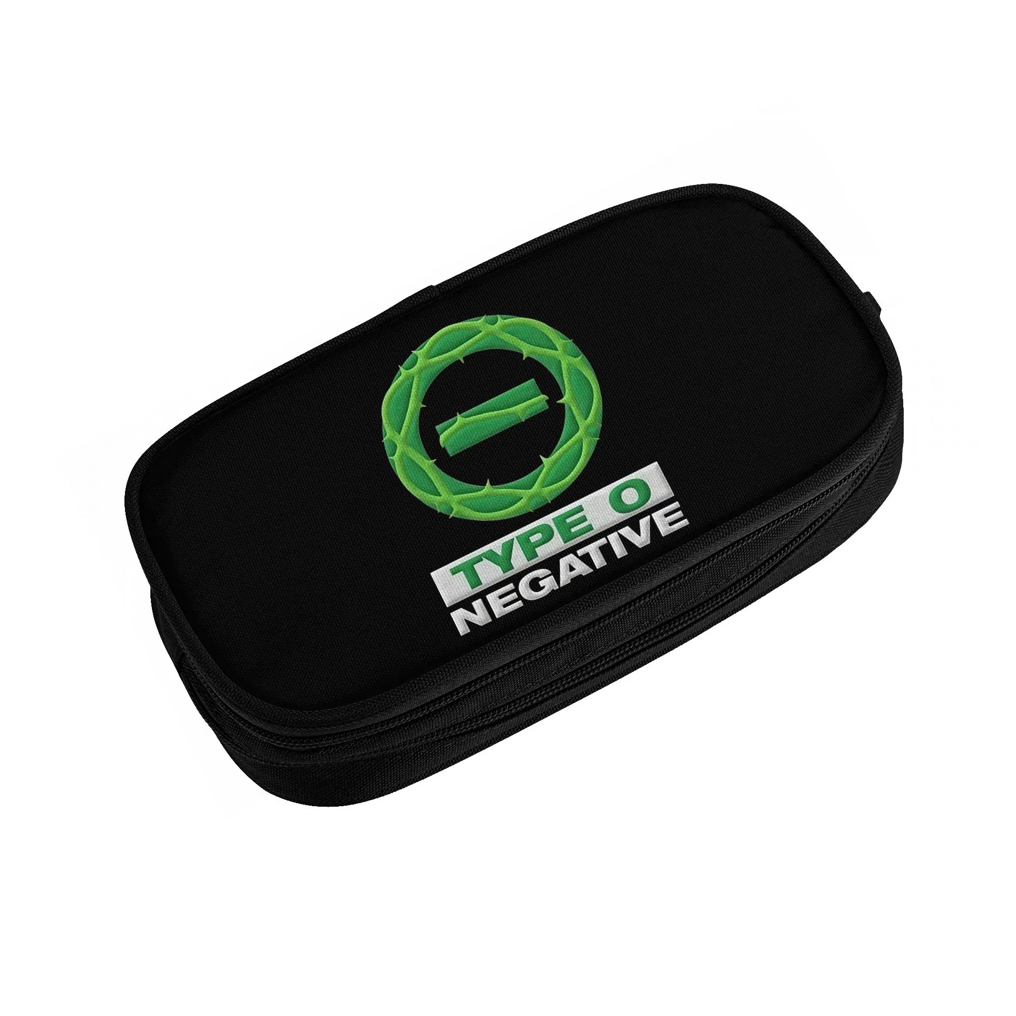 Cute Type O Negative Gothic Metal Band  Pencil Cases for Girls Boys Big Capacity  Pencil Bag Stationery