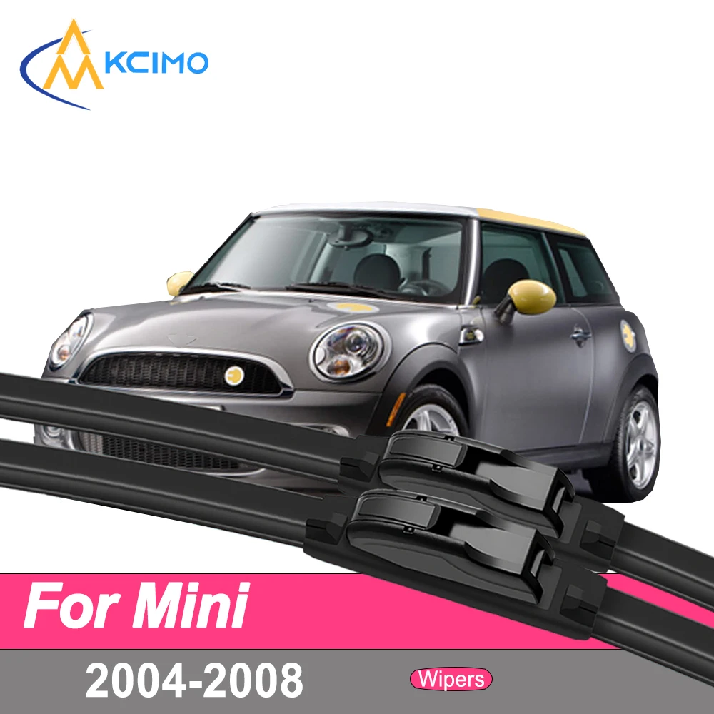 

Premium Rubber Durable Silent Front Windshield Wiper Blades 2pcs for Mini Convertibe R52 2004-2008