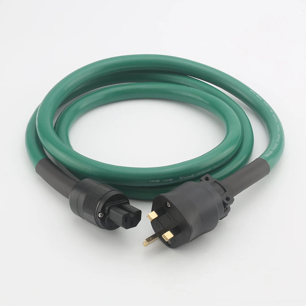 

Hot Sale Mcintosh 2328 copper-plated silver mixed audio amplifier UK power cord HiFi power cord connection line