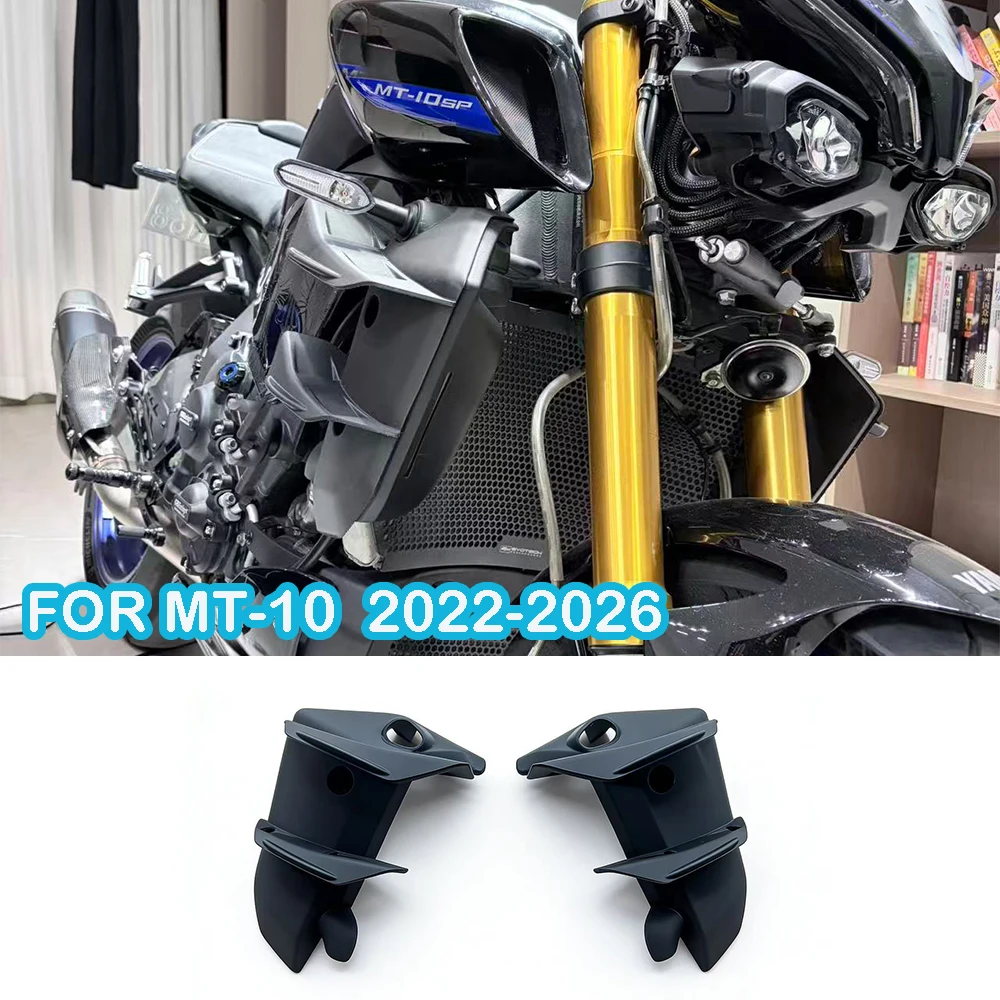MT10 Motorcycle Downforce Naked Frontal Spoilers Winglet Aerodynamic Wing Side Spoiler Kit For MT-10 2026 2025 mt 10 2022-2024