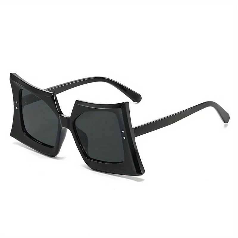 

Blackglass Sunglasses Personality Square Big Frame Hip-hop Beats Sunglasses Women
