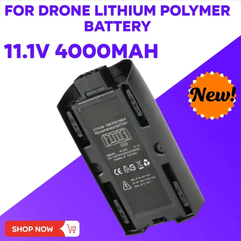 

11.1V 4000mAh for Parrot Bebop 2 Drone Battery Lipo Upgrade Battery for RC Quadcopter Parts
