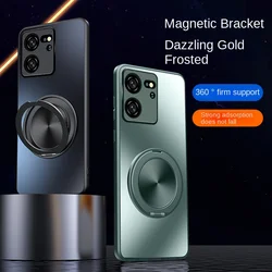 For Xiaomi Mi 13T Pro Case Hard Matte With Ring Magnetic Protective Back Cover Case For Xiaomi Mi 13 13Pro Mi13T Phone Shell