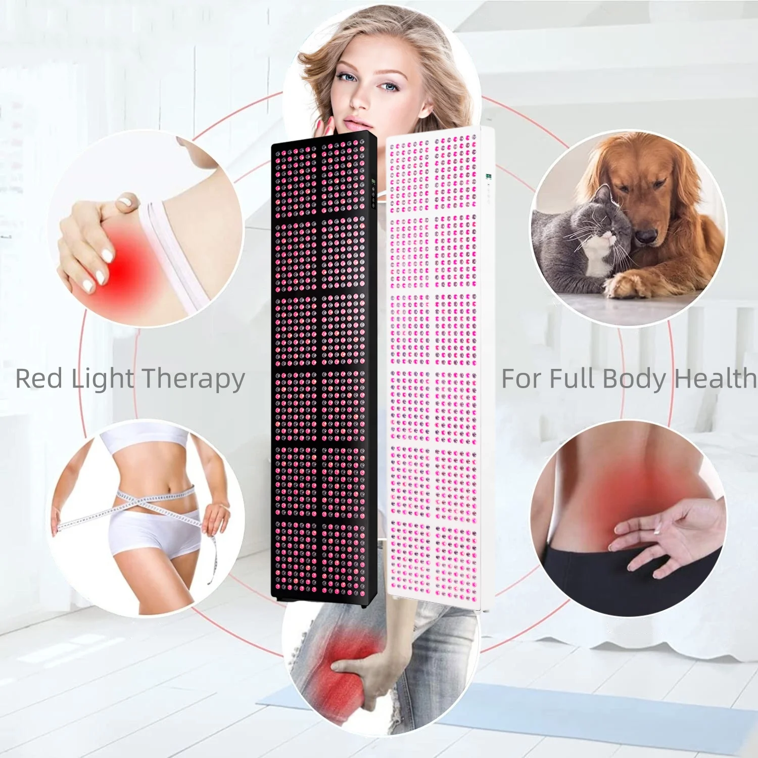 AZURE RH3600 Infrared Device with 7 Wavelengths 660nm 850nm 940nm Whole Body PDT Machine Led Red Light Therapy Panel Face Head