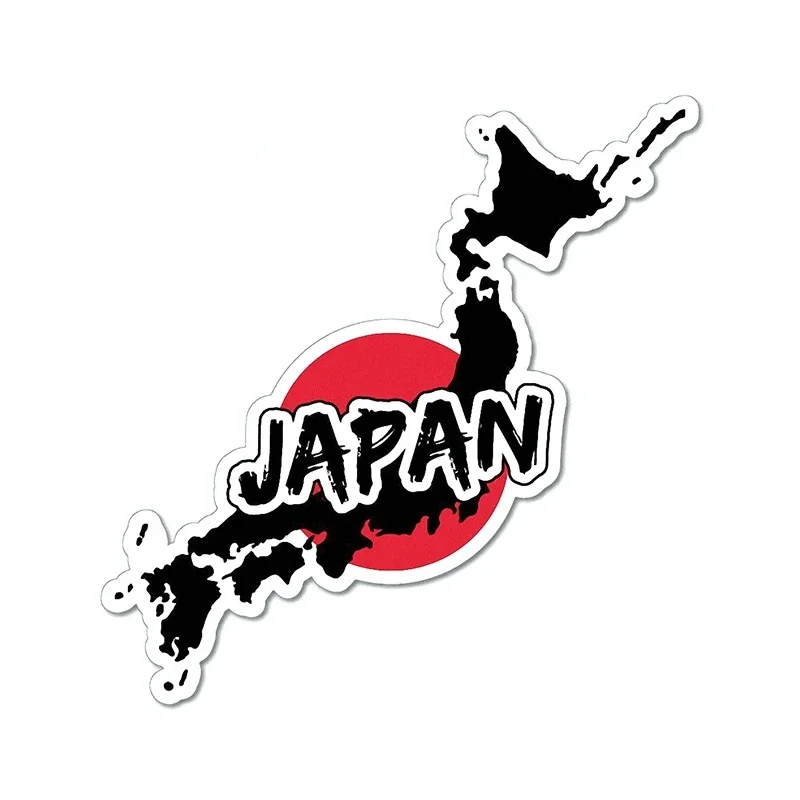 Map of Japan Vinyl Decal Japanese Japan Soccer Stamp Car Decal Style Car Sticker Accessories for Cars Window Bumper Truck
