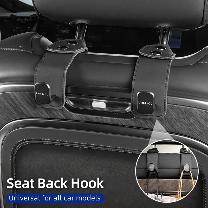 Universal Car Seat Back Hook Punch-Free Hanging Hook Interior For LYNK&CO 06 03 05 08 09 01 02 Hatchback BX11 EX11 ZERO LYNK