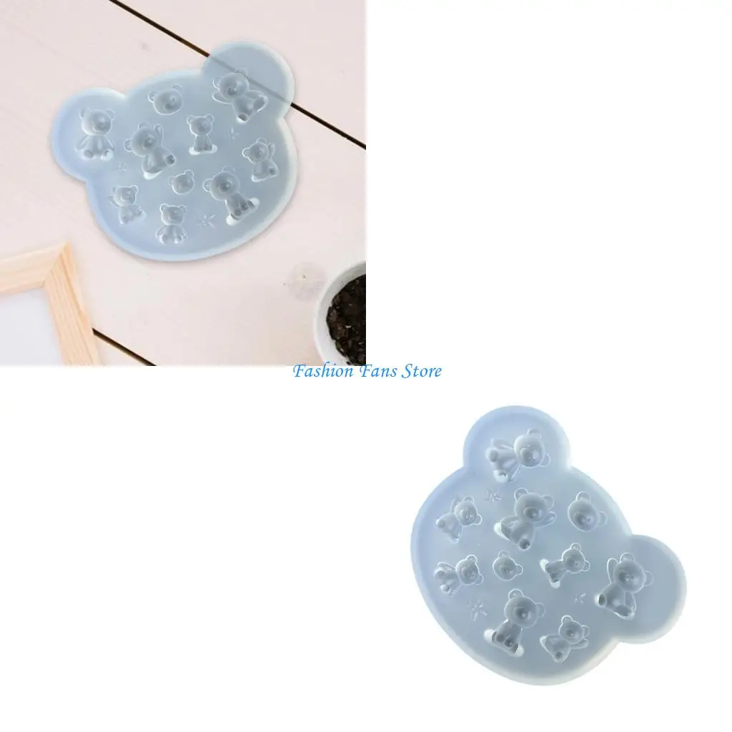 

Flexible Silicone Small Bear Accessories Mold Epoxy Resin Jewelry Making Mold