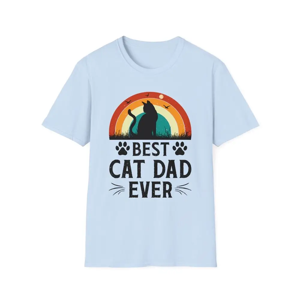 Best cat dad ever Unisex Softstyle T-Shirt