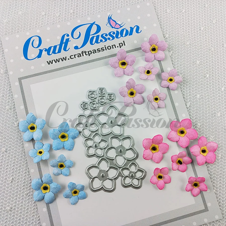 2024 AliliArts Metal Cutting Dies Forget-me-not Flowers diy Scrapbooking Photo Album Decorative Embossing PaperCard Die