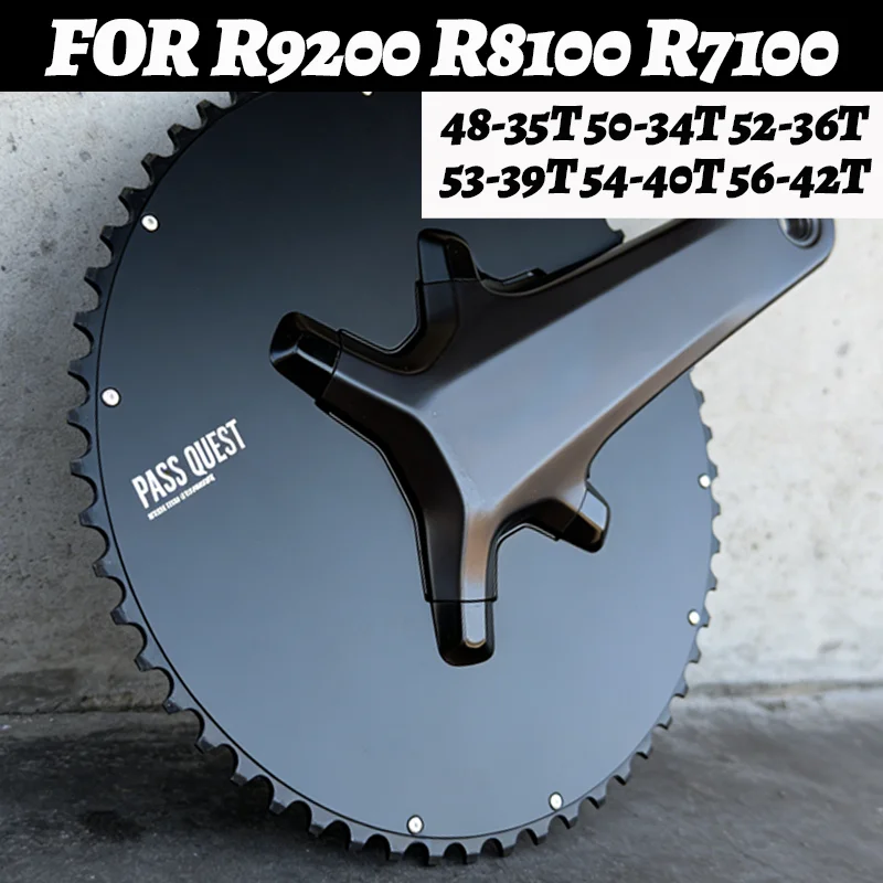 

Звездочка Crowns 110 BCD Aero, 2x, 4 болта, для Shimano 105 R7100 8100 Dura Ace 9200, для шоссейных велосипедов, размеры 52, 36, 54/40