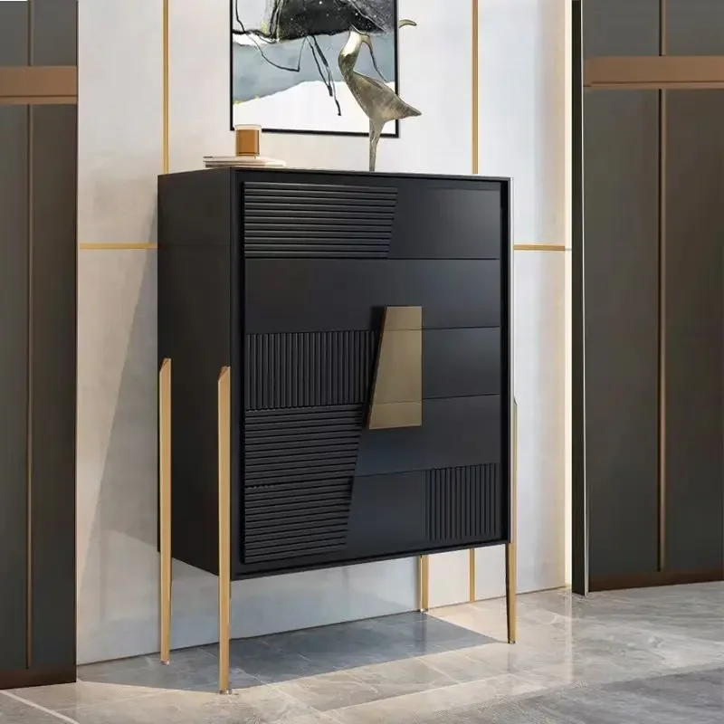 

of drawers modern simple villa living room storage cabinet bedroom locker side cabinet solid wood drawer cabinet