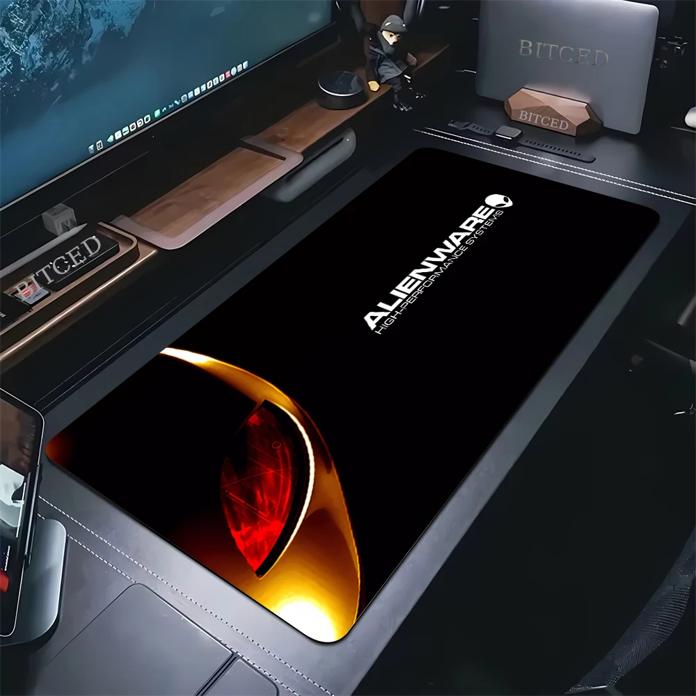 ألعاب مكتب الحصير Alienware الرسوم المتحركة PC الألعاب ماوس الوسادة منصات لوحة المفاتيح Lockrand ماوس للكمبيوتر ماوس السجاد 90x40 سنتيمتر
