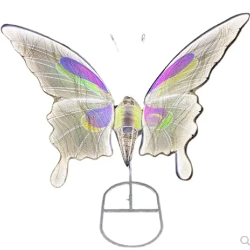 Elektrische Intelligente Dynamische Leuchtende Schmetterlingsflügel aus Eisenkunst als Anhänger für Hochzeitssaal-Requisiten, Einkaufszentren-Aufführungen, Geburtstagsfeiern E – Detail 31