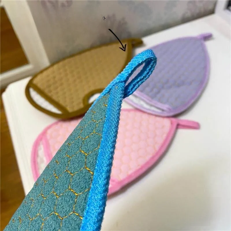 Strong Exfoliating Bath Towel Japanese Style Glove Back Scrubbing Mud Removal Painless Bathing Cloth Body Care Tool