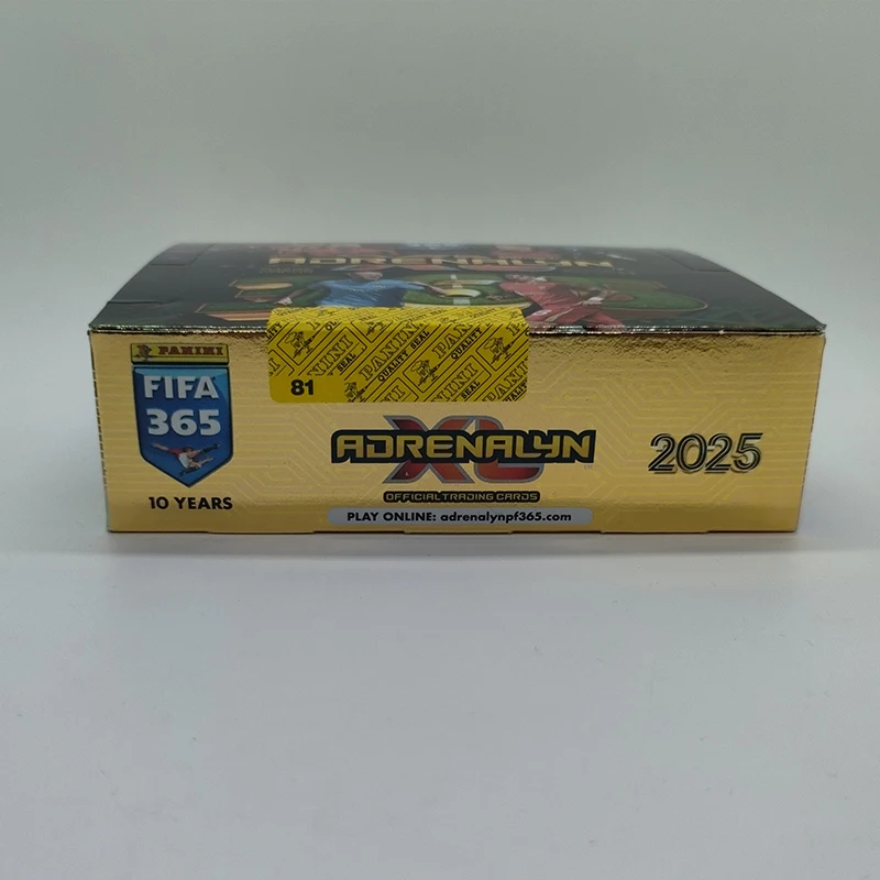 Panini 2025 365 Adrenalyn XL cartes à collectionner officielles Messi Haaland Ronaldo Mbappe Neymar Football étoiles jeu de cartes Collection