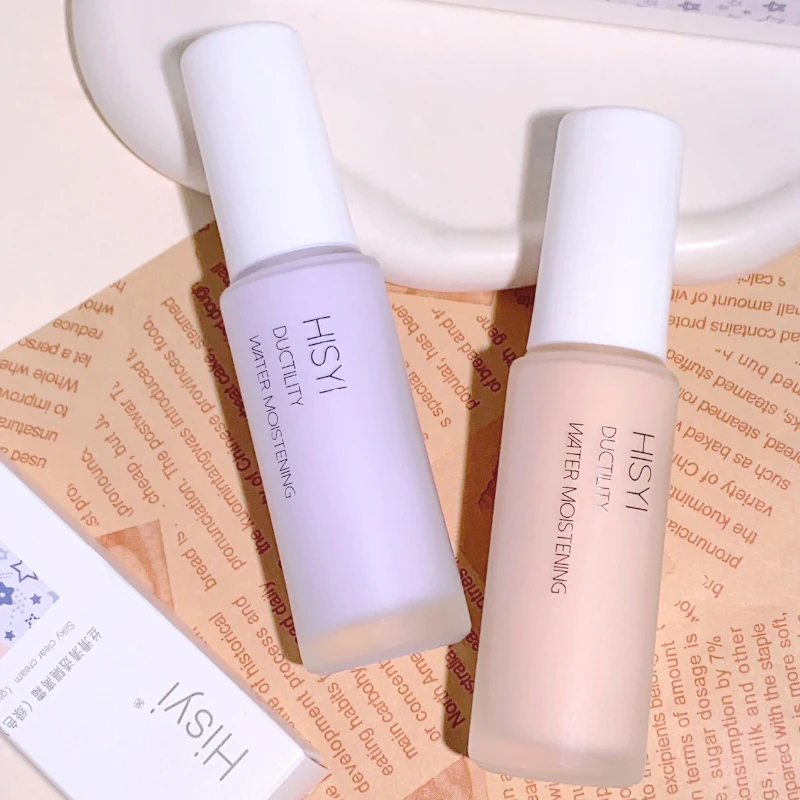 Primer sedoso y transparente, crema natural para iluminar y prevenir el maquillaje de venir fácilmente, base líquida,