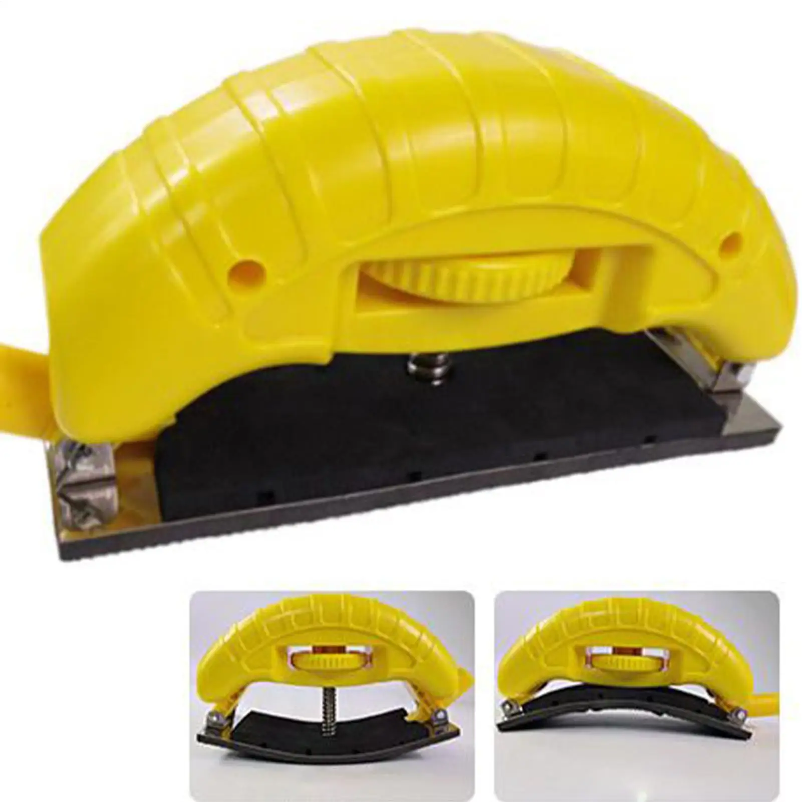 

Sanding Block for Auto Body & Crafts Adjustable Sander Attachment Ergonomic Handle Holder for Automotive Wet Dry Glass Paint