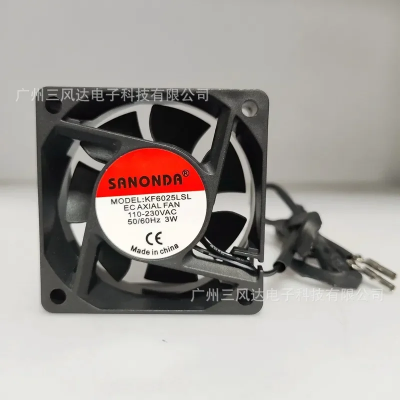 for KF6025LSL 230V 3W Power Amplifier Power Supply Charger Cabinet Fan Chassis Fan Wholesale Manufacturer