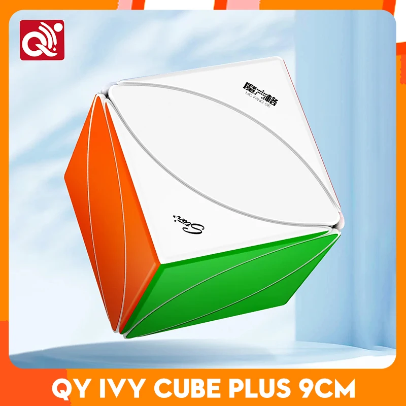 

[CubeFun] QiYi IVY Cube Plus 9 см кленовый лист волшебный скоростной куб без наклеек образовательная профессиональная игрушка-головоломка для детей на подарки