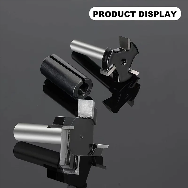 CNC Spoilboard Surfacing Router Bits Black Alloy Cutting Diameter Dado And Planer Router Bits For Woodworking-LICG