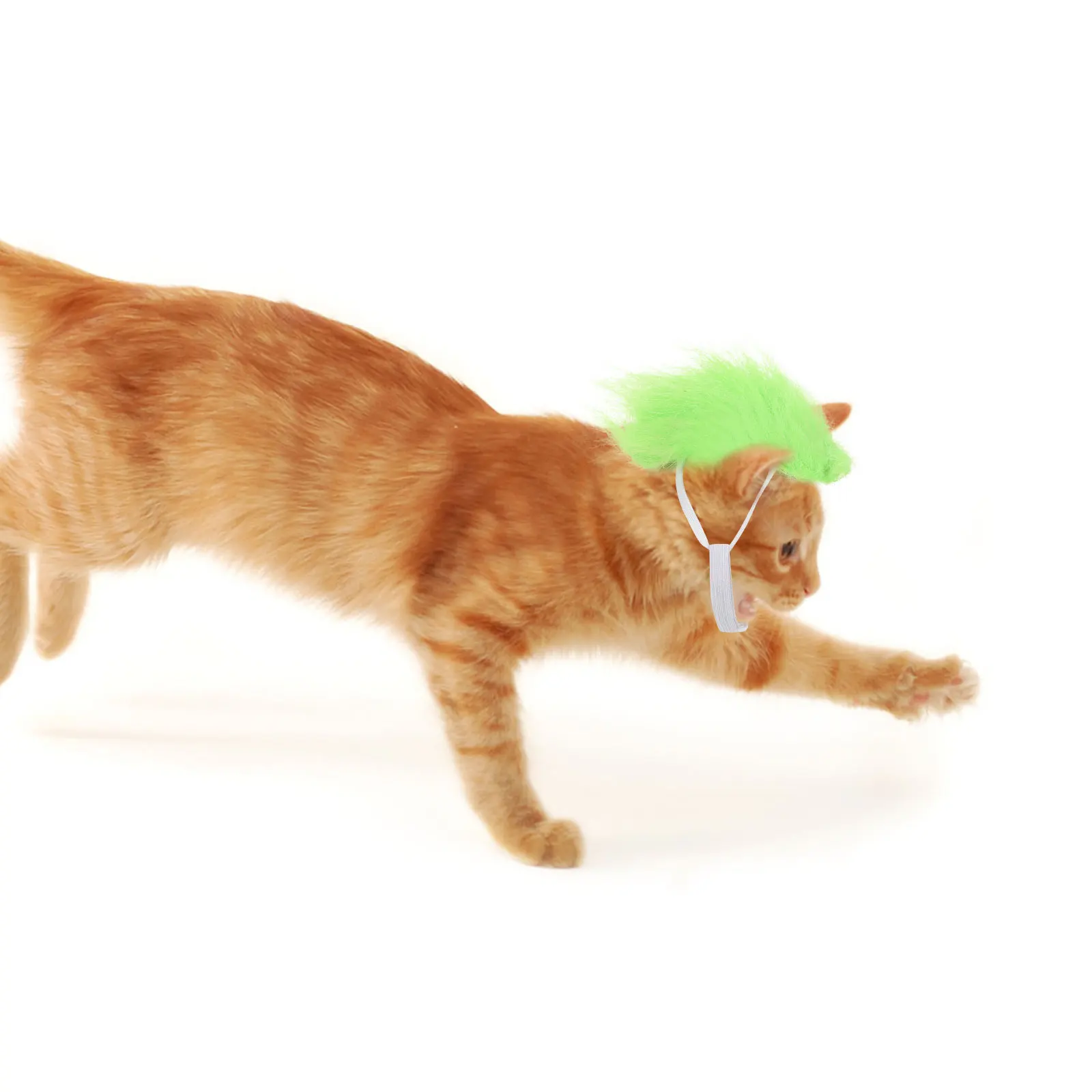 

3 Pcs Pet Accessories Halloween Costume Accessory Cosplay Photo Dog Wigs Cloth Headwear Puppy