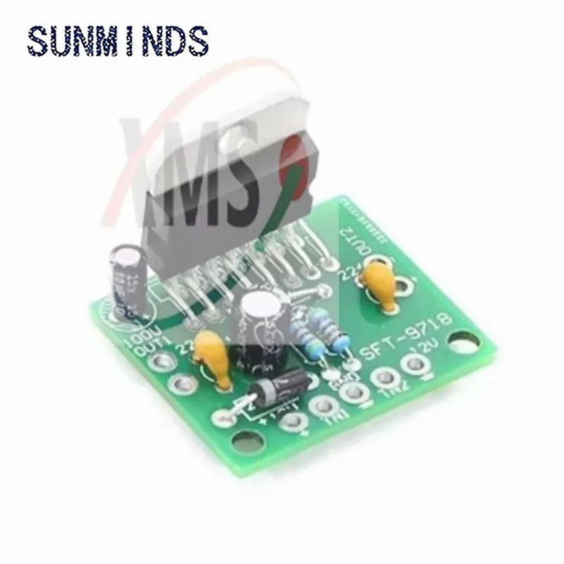 TDA7297 amplifier board spare parts dc 12v grade 2.0 dual audio encoding 15w electronic diy kit