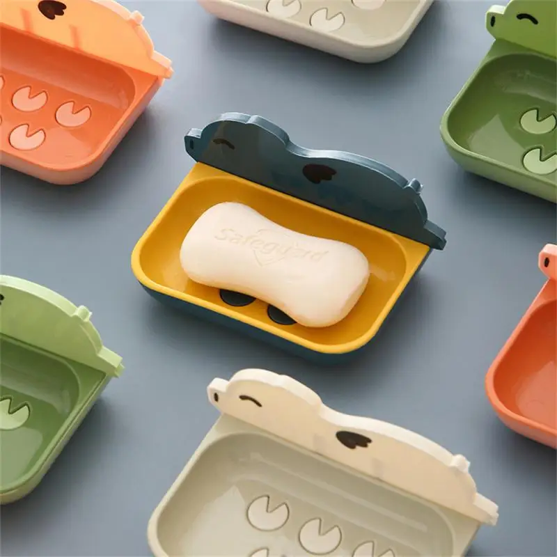 Perforation-free Soap Box Wall-mounted Soap Rack Box Household Storage Box Multi-layer Soap Box Multi-functional And Convenient