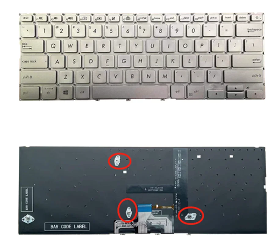 New US Backlit Keyboard For Asus Zenbook 14 UX433 UX433F UX433FA