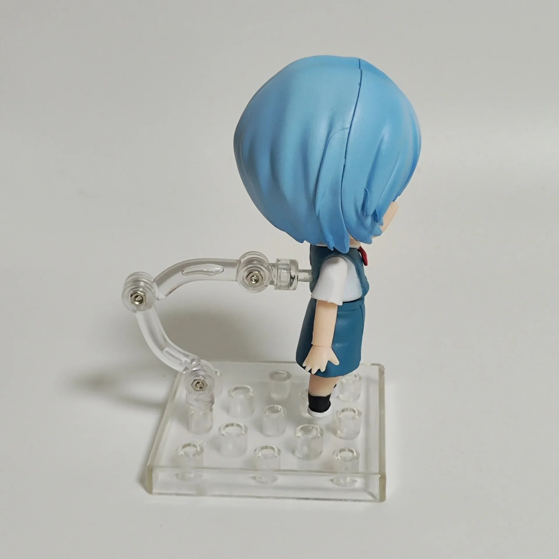 Figuras de acción de Anime EVA Ayanami Rei Q, versión kawaii, arcilla, movilidad conjunta, modelo de PVC, estatua, juguetes, muñeca, decoración de escritorio, regalos, 10cm