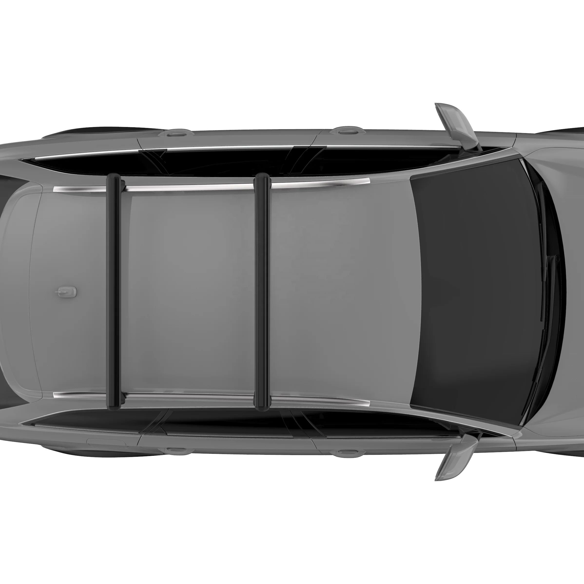 Universal Aluminum Alloy Roof Rack Cross Bars High Compatibility Easy Installation 150kg Load Capacity 135cm For SUV Car Roof