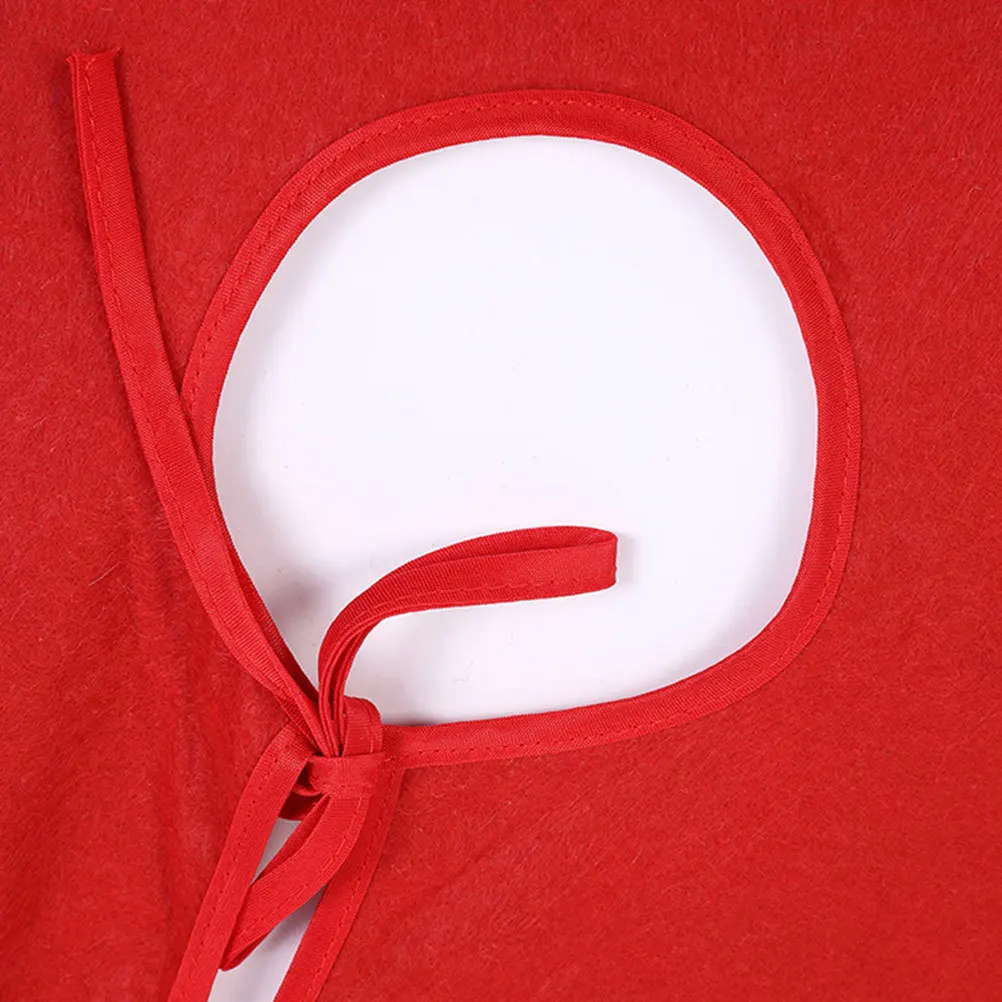 

80cm Christmas Tree Skirt Elk Pattern Xmas Tree Foot Carpet Festive Christmas Tree Apron Home Party Ornament