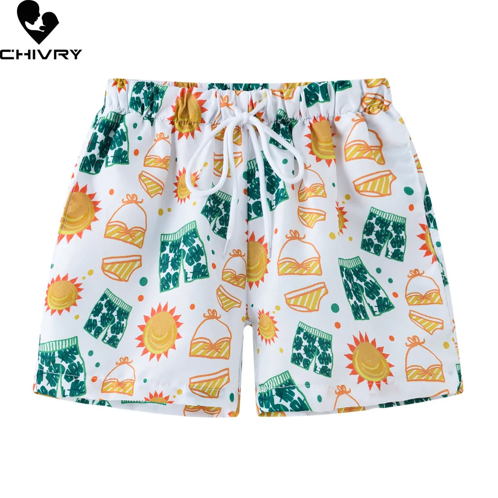 Kinder Sommer Schwimmen Shorts Baby Jungen Mädchen Bademode Kleinkind Kinder Mode Druck Bademode Badeanzug Strand Kurze Hosen Lässige Kleidung