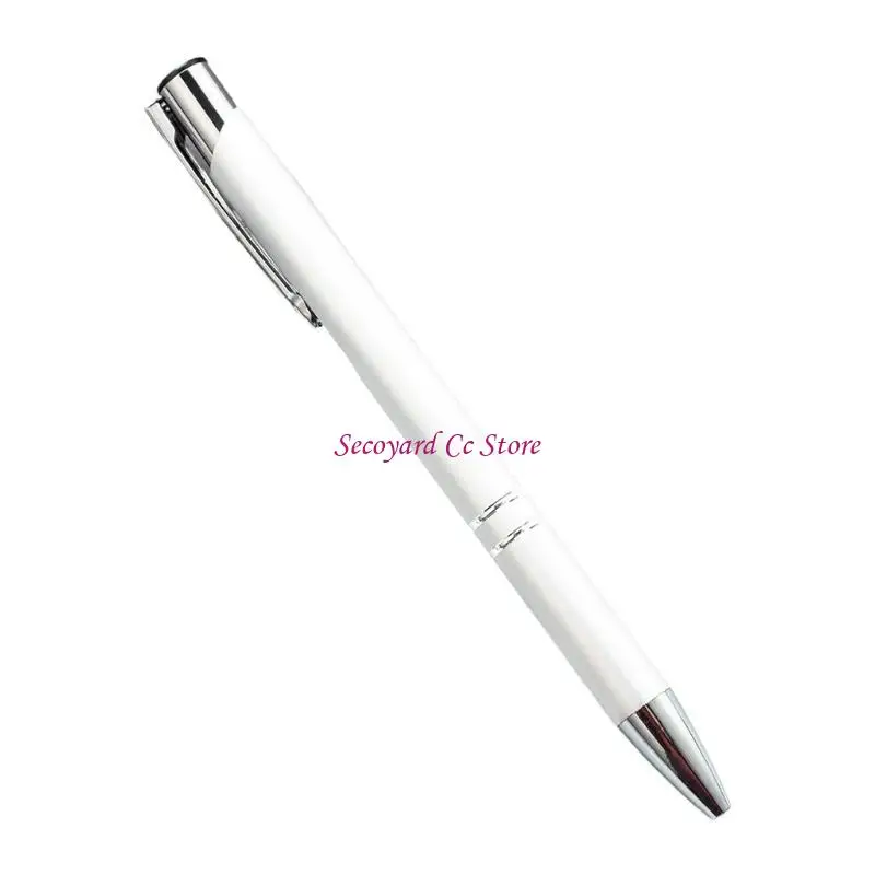 N3UC Portable Black Pen Metal Retractable Ballpoint Pens Office Writing Pen for Ideal for Teacher Women Men Office