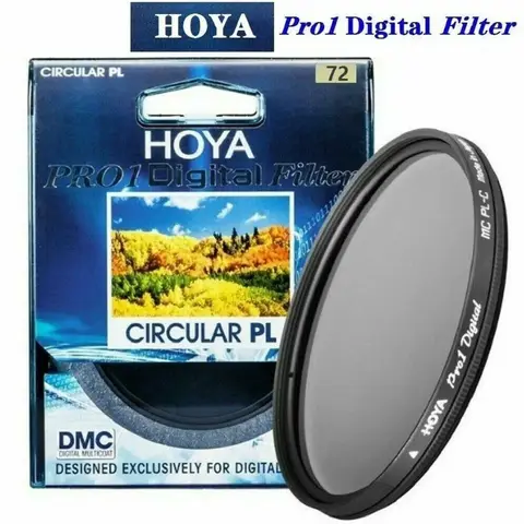 HOYA CPL 72mm PRO1 디지털 원형 편광 편광판 필터 Pro 1 DMC CIR-PL Nikon Canon Sony 카메라 필터 용 멀티 코트